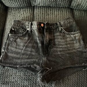 BDG Charcoal High-Rise Denim Shorts NWOT